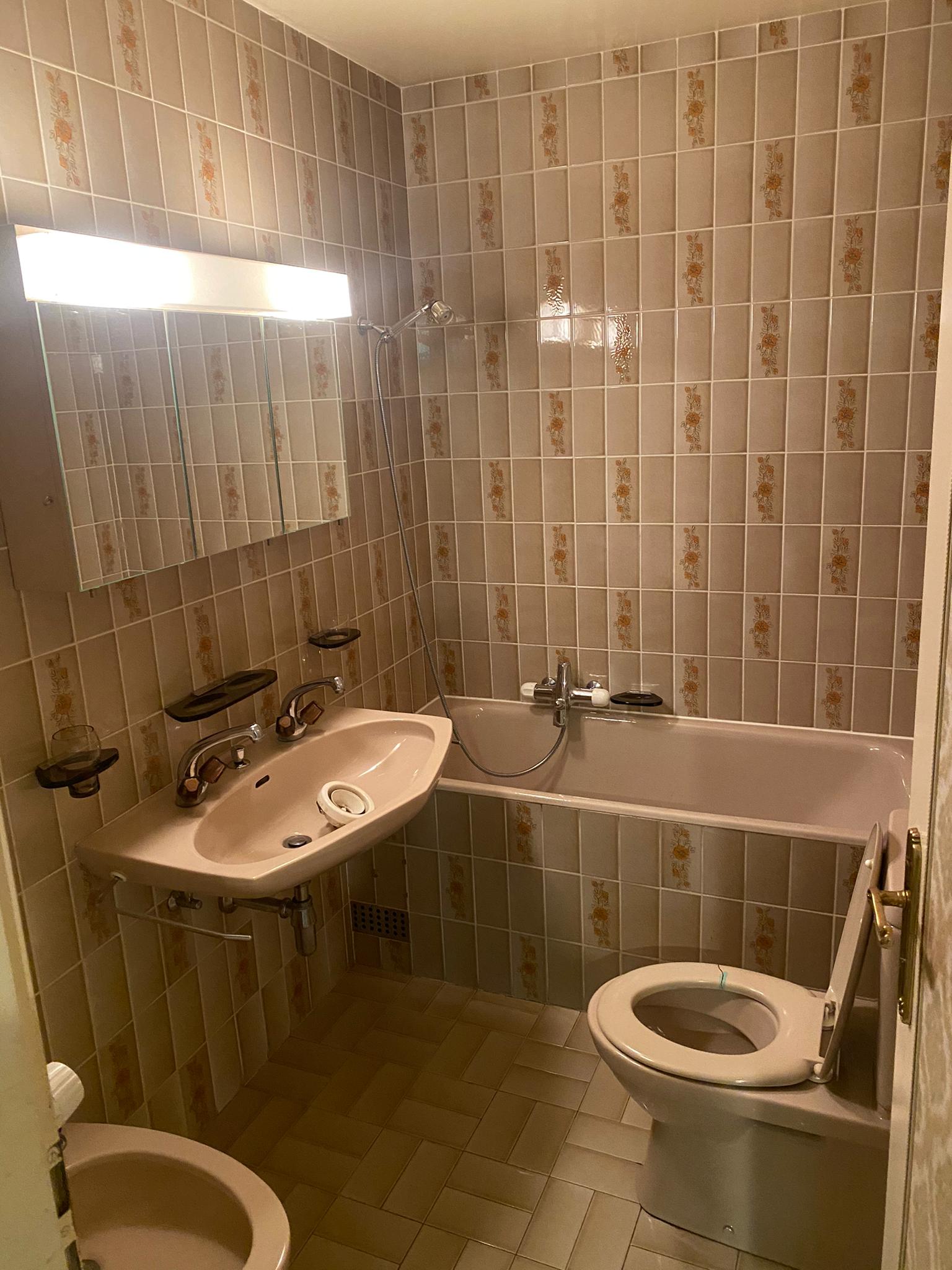 Salle de Bain avant travaux - Projet 1