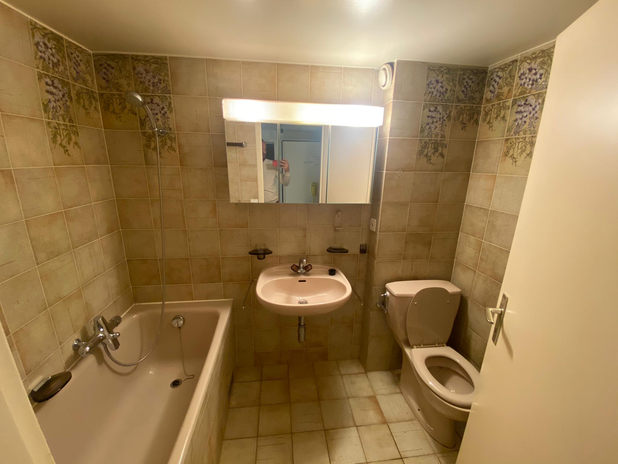 Salle de Bain avant travaux - Projet 2